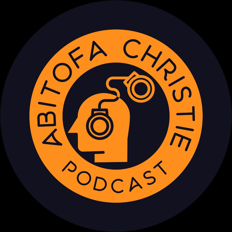 Abitofachristie podcast logo orange and black